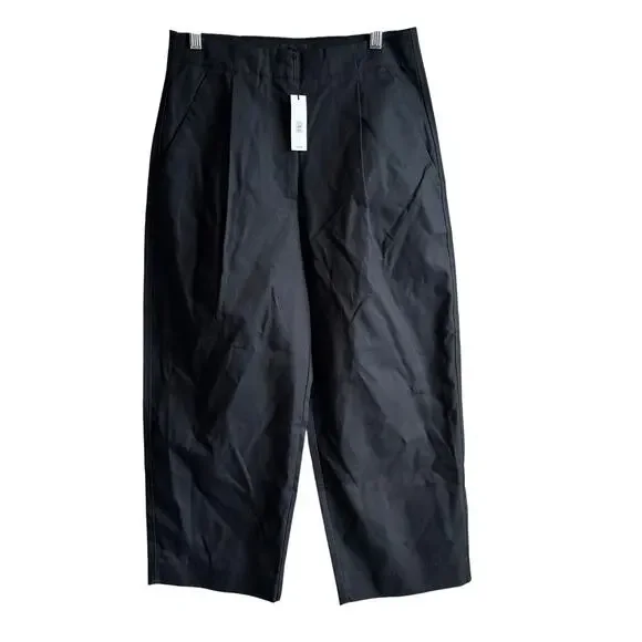 Banana Republic The Barrel Leg Chino Pant Black 8 754558 - Picture 3 of 12